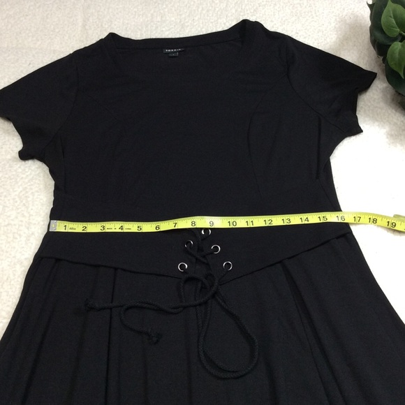 Torrid Shoe Lace Belt Waist Cap Sleeve Dress Sz ! - Picture 5 of 6